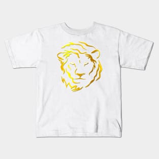 LION, GOLDEN Kids T-Shirt